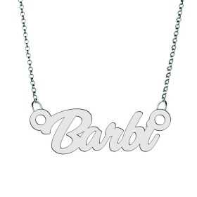 Colier din argint 925 cu numele Barbi