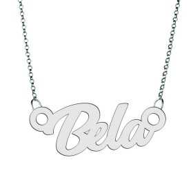 Colier din argint 925 cu numele Bela
