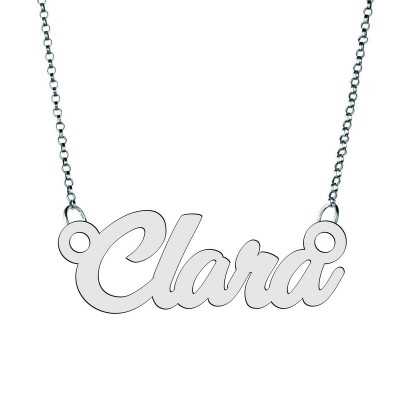 Colier din argint 925 cu numele Clara