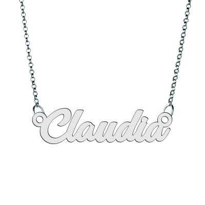 Colier din argint 925 cu numele Claudia