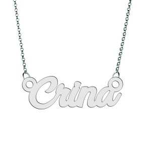 Colier din argint 925 cu numele Crina