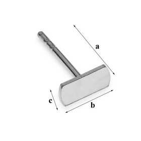 G0632-Tije platou dreptunghiular 7.1x3.5mm 0.5mm G0632-Tije platou dreptunghiular 7.1x3.5mm 0.5mm