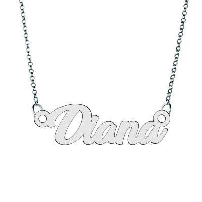 Colier din argint 925 cu numele Diana