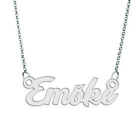 Colier din argint 925 cu numele Emoke