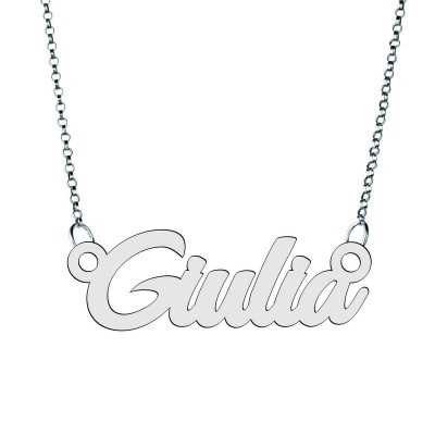 Colier din argint 925 cu numele Giulia
