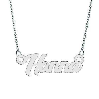 Colier din argint 925 cu numele Hanna