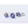 SERVICIU LIPIRE 3 CRISTALE XIRIUS SS29-SS34-SS39 IN FORMA DE FLORICICA-Pereche