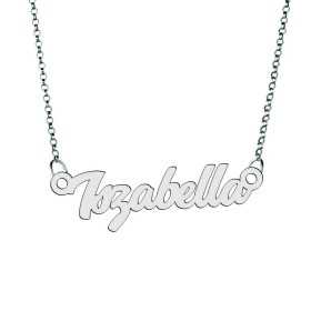 Colier din argint 925 cu numele Iszabella
