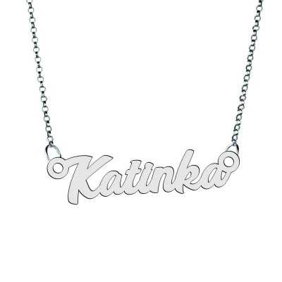 Colier din argint 925 cu numele Katinka