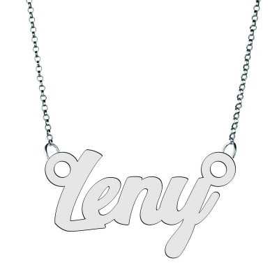 Colier din argint 925 cu numele Leny