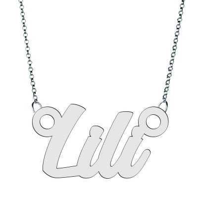 Colier din argint 925 cu numele Lili