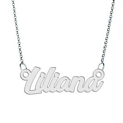 Colier din argint 925 cu numele Liliana