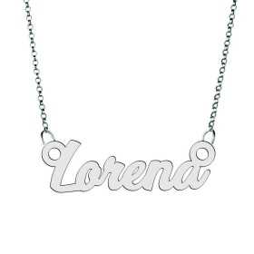 Colier din argint 925 cu numele Lorena