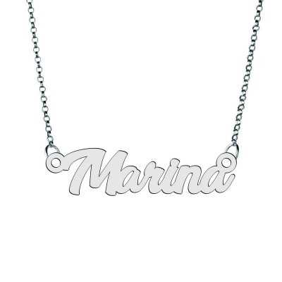 Colier din argint 925 cu numele Marina