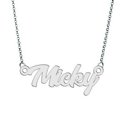 Colier din argint 925 cu numele Micky