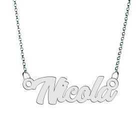 Colier din argint 925 cu numele Nicola