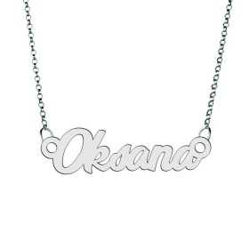 Colier din argint 925 cu numele Oksana