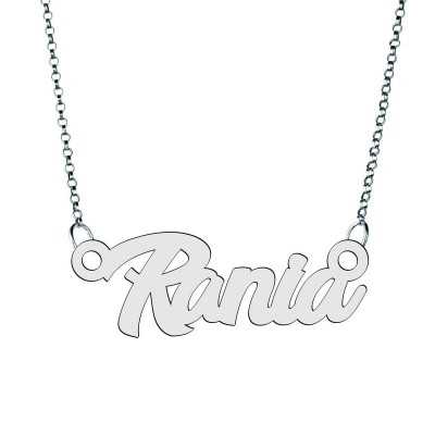 Colier din argint 925 cu numele Rania