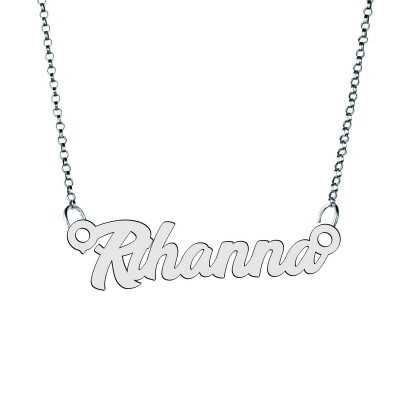 Colier din argint 925 cu numele Rihanna