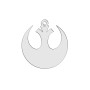 E1259 N Rebel Alliance Pendant 16.5 x 18mm 0.5mm 1 buc