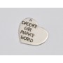 E1262-G-Set familie "Daddy's girl, Mama's world" 40x35mm, 0.5 mm-1 buc