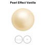 0125-Preciosa Round Pearl Maxima 1/2H Pearl Effect Vanilla 12mm