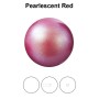0113-Preciosa Pearl Nacre Round-Semi Pearlescent Red 12mm
