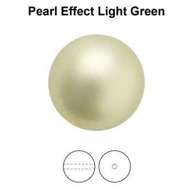 0166-Preciosa Round Pearl Maxima 1H Light Green Pearl Effect 4mm