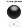 0170-Preciosa Round Pearl Maxima 1H Magic Black 6mm