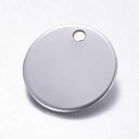 C029-Banut rotund cu o gaura din INOX 23mm-1buc C029-Banut rotund cu o gaura din INOX 23mm-1buc