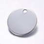 C029-Banut rotund cu o gaura din INOX 23mm-1buc