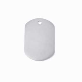 C009-Tag INOX 30x20mm fara agatatoare cu marginile rotunjite-1buc C009-Tag INOX 30x20mm fara agatatoare cu marginile rotunjite-1buc