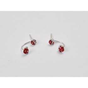 Cercei tija + Dop Ceralun 5mm - 1 pereche