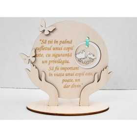 L301-Decoratiune "Suflet de copil" 17 cm 1 buc