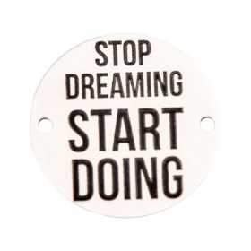 E1285 GS Link rotund argint 925 Start Doing 16.5mm 1 buc