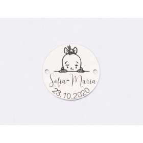 S108 - Serviciu gravura fetita cu nume si data nasterii