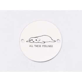 E1307 GS Link rotund argint 925 All these feelings 16.5mm 1 buc