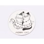 E1316-GS-Link banut argint 925 Merry Cat - 1 buc