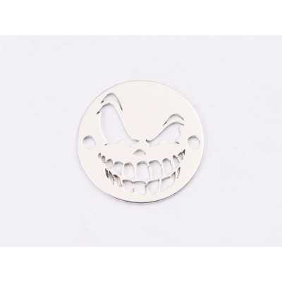 E1331-N-Link argint 925 Scary face 12mm - 1buc