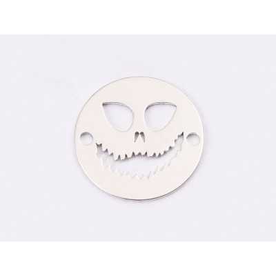 E1332-N-Link argint 925 Ghost face 12mm - 1buc