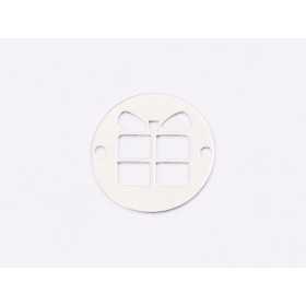 E1337-N-Link banut din argint "Cadou", 12mm 0.33mm