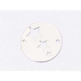 E1339-N-Link banut din argint "Stelute", 12mm 0.33mm