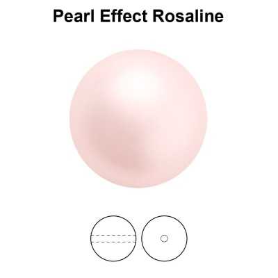 0249-Preciosa Pearl Nacre Round Rosaline Pearl Effect 12mm