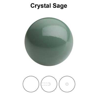 0415-Preciosa Round Pearl Maxima 1H Sage 4mm