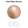 0422-Preciosa Round Pearl Maxima 1H Bronze Pearl Effect 10mm