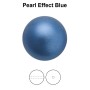 0454-Preciosa Round Pearl Maxima 1H, Blue Pearl Effect 10mm