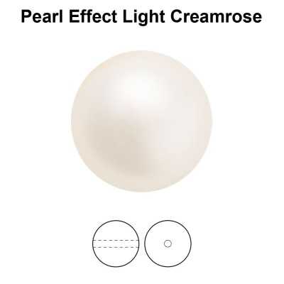 0478-Preciosa Round Pearl Maxima 1H Light Creamrose Pearl Effect 12mm