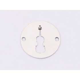 E1375-N-Link banut din argint Vioara, 12mm 0.4mm - 1 buc