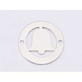 E1379-N-Link banut din argint Clopotel, 12mm 0.33mm - 1 buc