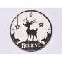 E1383-GS-Link din argint 925 "Believe" 16.5mm - 1 buc